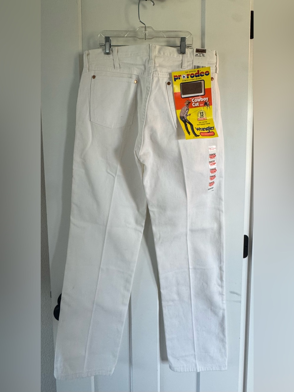 🔥 VINTAGE NEW OLD STOCK (NOS) WRANGLER 13MWZWI COWBOY CUT JEANS 🔥